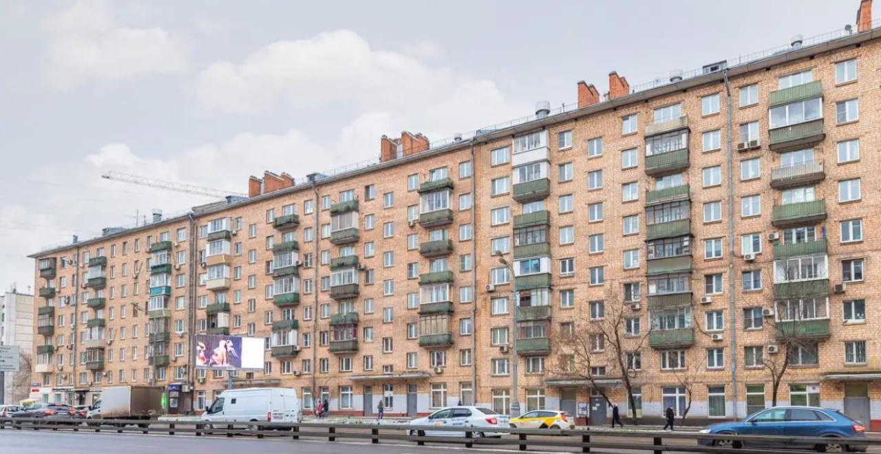 фасад дома, здание по адресу г Москва, Звенигородское шоссе, д 3А стр 1 